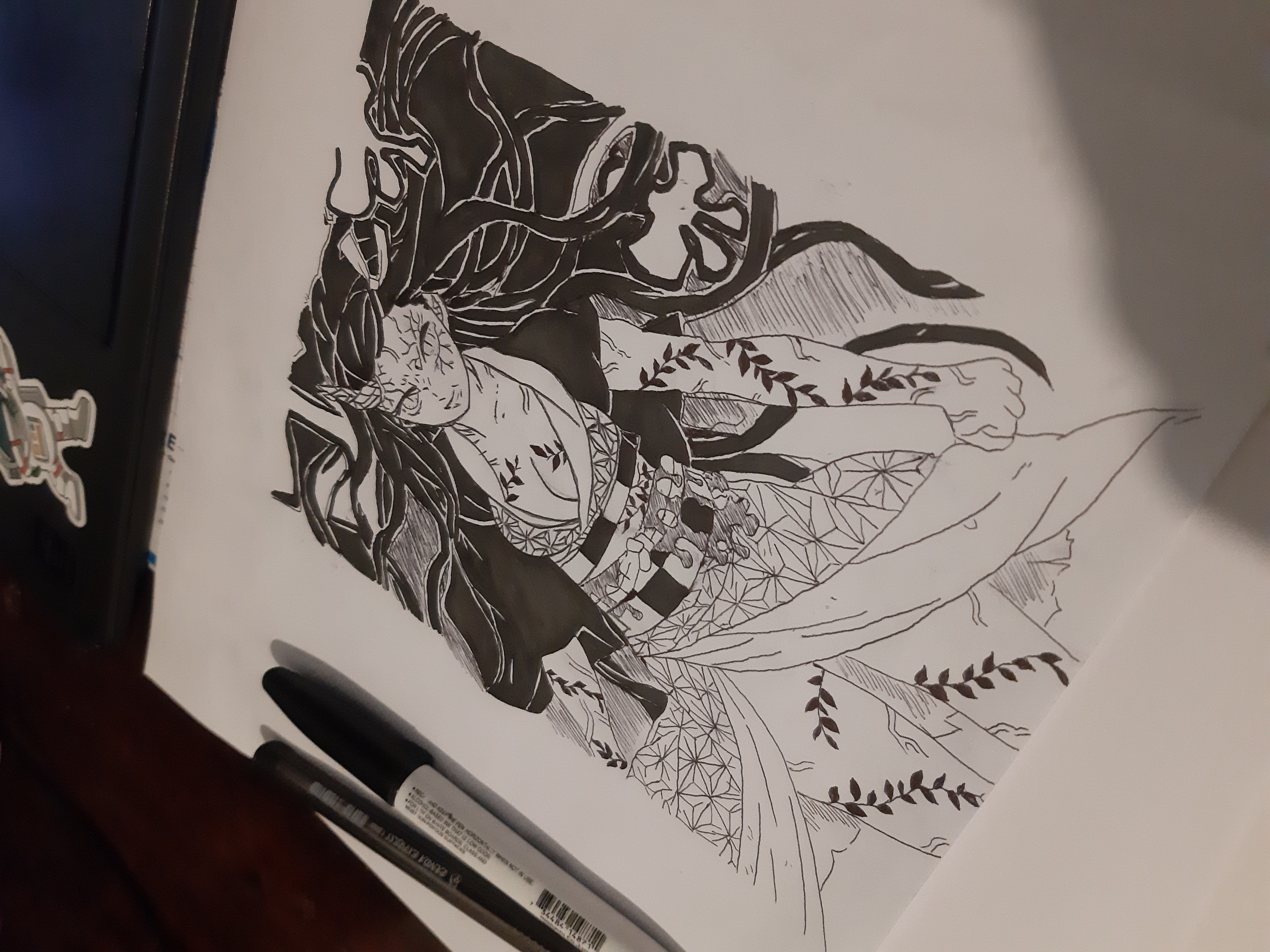 Nezuko Kamado drawing
