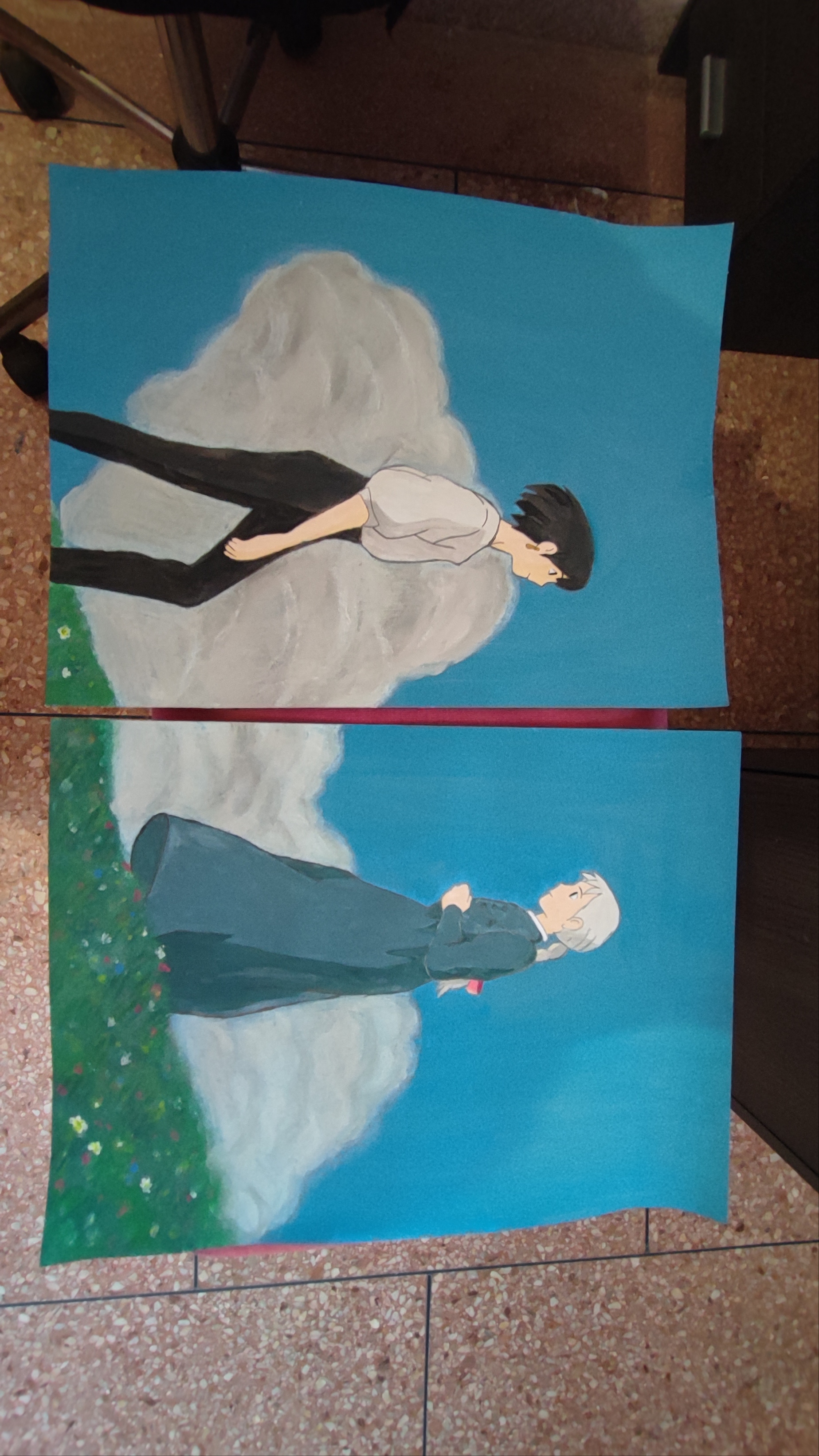 Howl and sophie Howl's moving castle