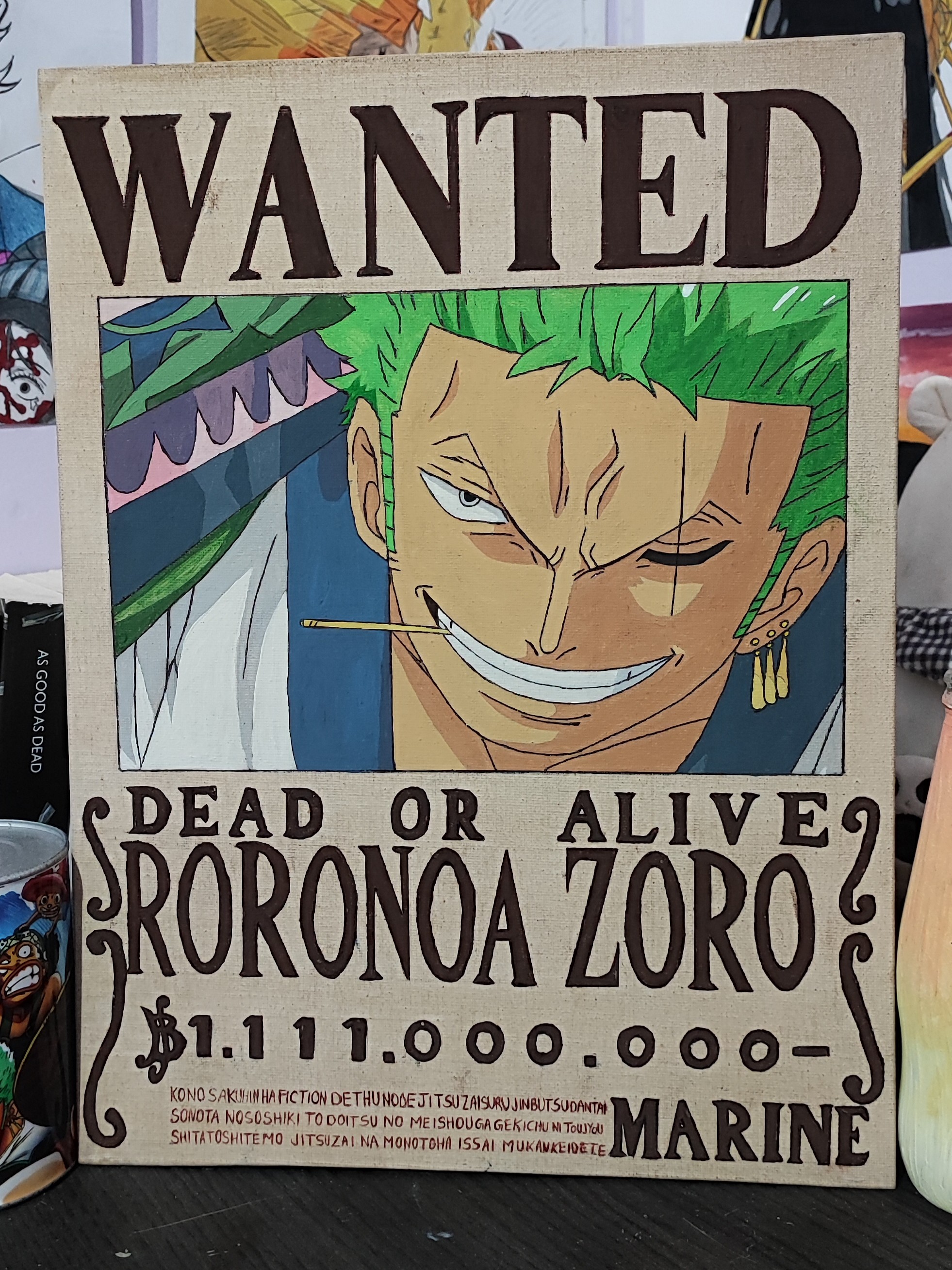 Roronoa Zoro wanted poster